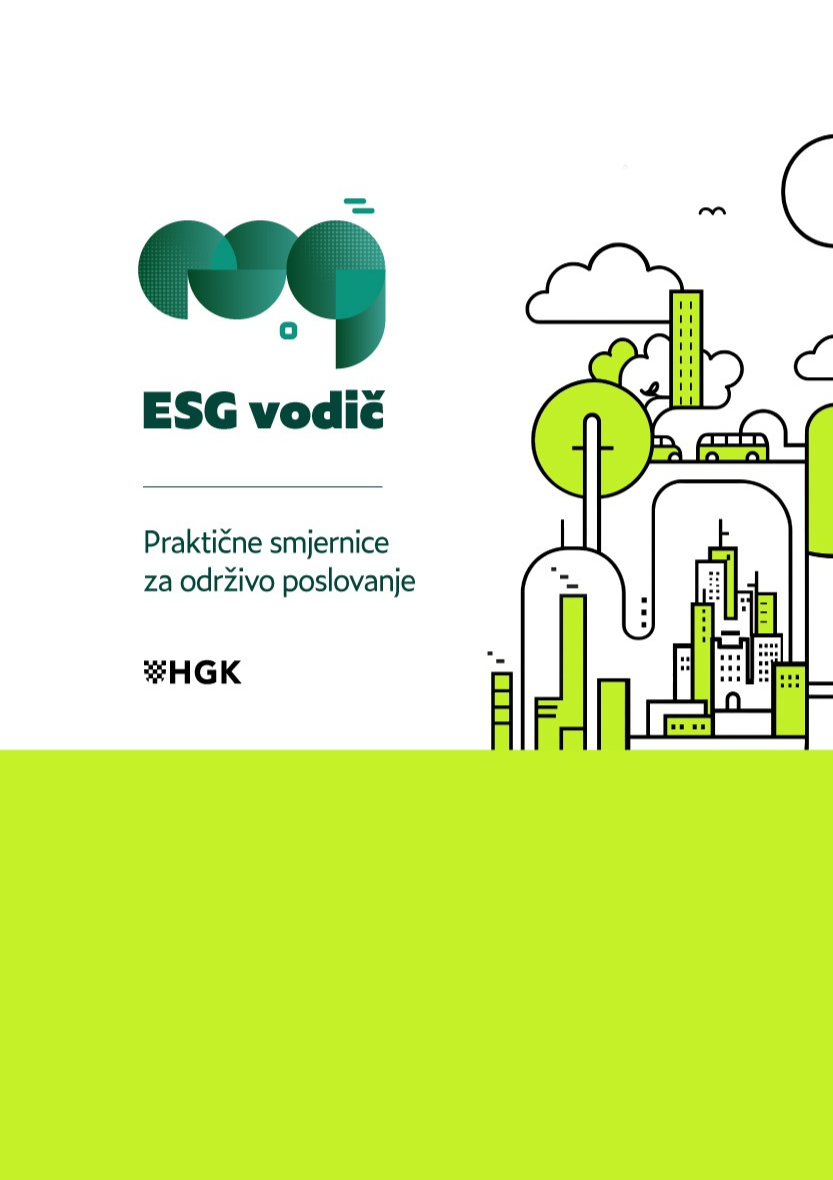 Naslovnica ESG vodiča za održivo poslovanje